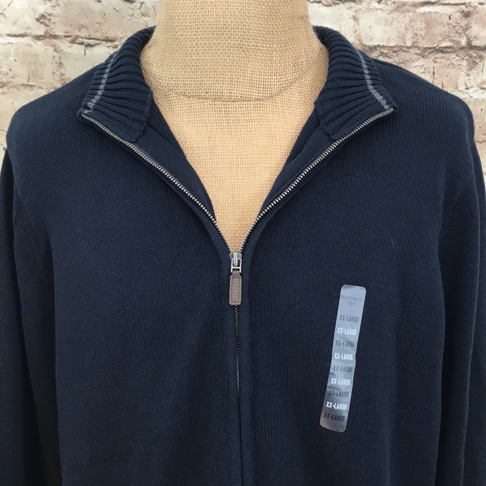 NWT Dockers zip up sweater/jacket - Picture 1 of 7